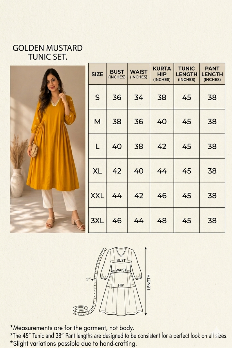 Solid Embroidered Kurta with Pant